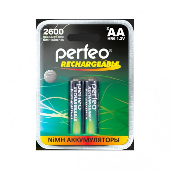 Аккумулятор Perfeo R6 2600mAh Ni-Mh BL 2/40