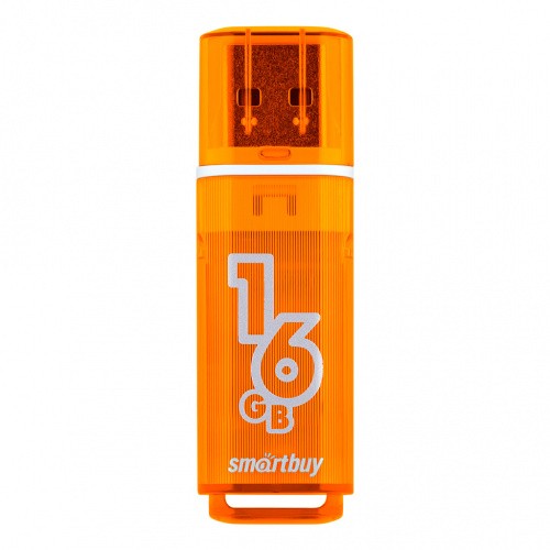 Флэш-диск SmartBuy 16GB USB 2.0 Glossy оранж