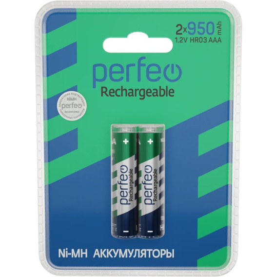 Аккумулятор Perfeo R03  950mAh Ni-Mh BL 2/40