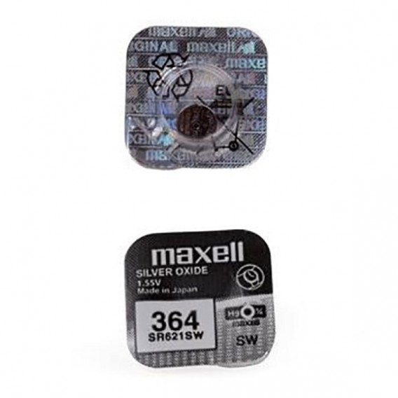 Батарейка Maxell 364 (SR621SW) BL 1/10/100