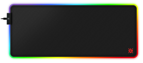 Коврик для мыши Defender XXL Light (780x300x4мм) RGB подсветка 50009