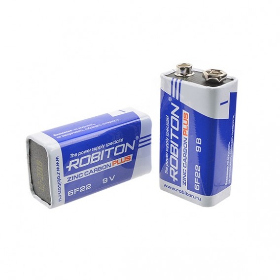 Батарейка Robiton 6F22 Plus sh 1/10/200