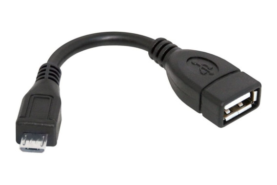 Адаптер OTG USB(гнездо) - microUSB 8см Defender 87300