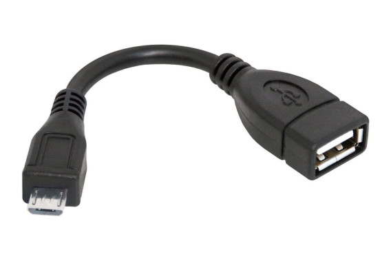 Адаптер OTG USB2.0 - microUSB (гн/шт) 8см Defender 87300