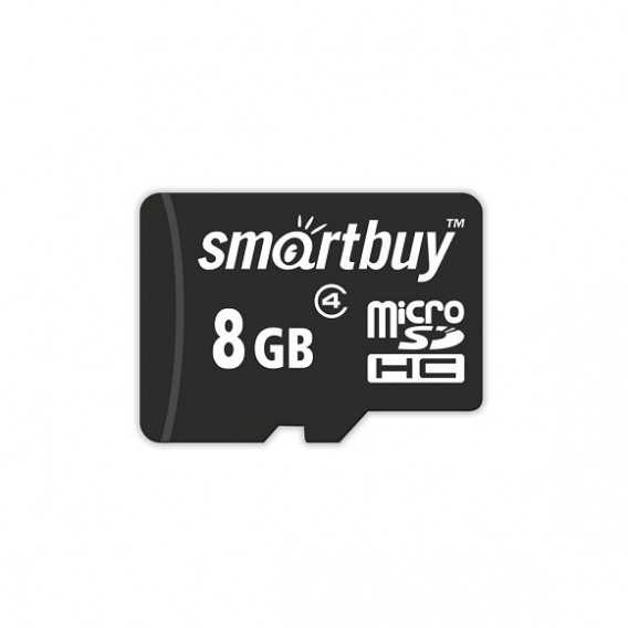 Карта памяти microSDHC SmartBuy 8Gb Class 4 без адаптера