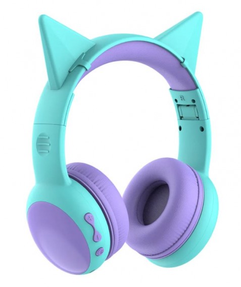 Гарнитура Bluetooth Perfeo KIDS (полноразм.) голубая PF_B4861