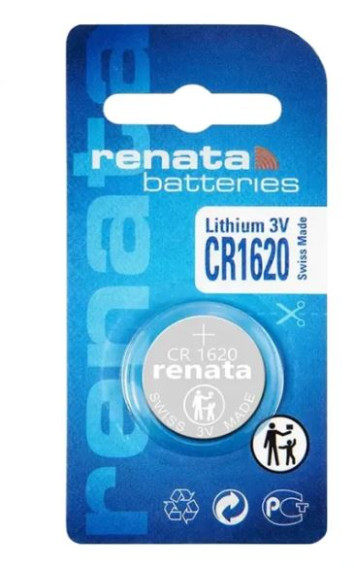 Батарейка Renata CR 1620 BL 1/10/300