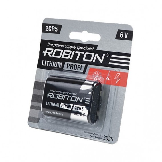Батарейка Robiton 2CR5 6V BL 1/8