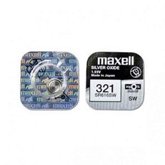 Батарейка Maxell 321 (SR616SW) BL 1/10/100