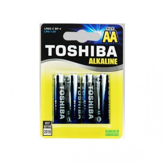 Батарейка Toshiba LR6 BL 4/48/192