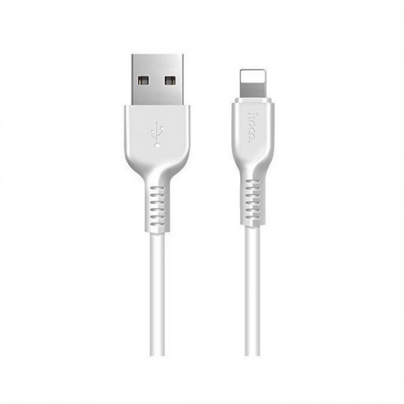 Кабель USB- lightning Hoco X13 1м 2А силикон