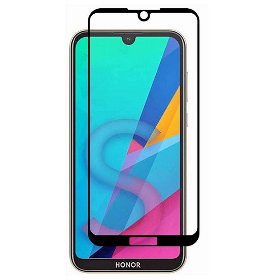 Защитное стекло 2,5D для Huawei Honor 8S чер\Y5 2019 (100858)