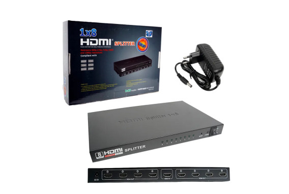 Сплиттер HDMI 1х8HDMI H139