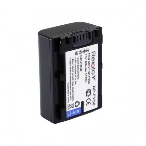 Аккумулятор в/к. Relato NP-FV50 (800mAh 7,2v) Li-ion для Sony