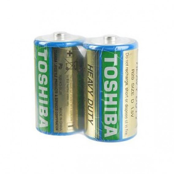 Батарейка Toshiba R20 sh 2/20