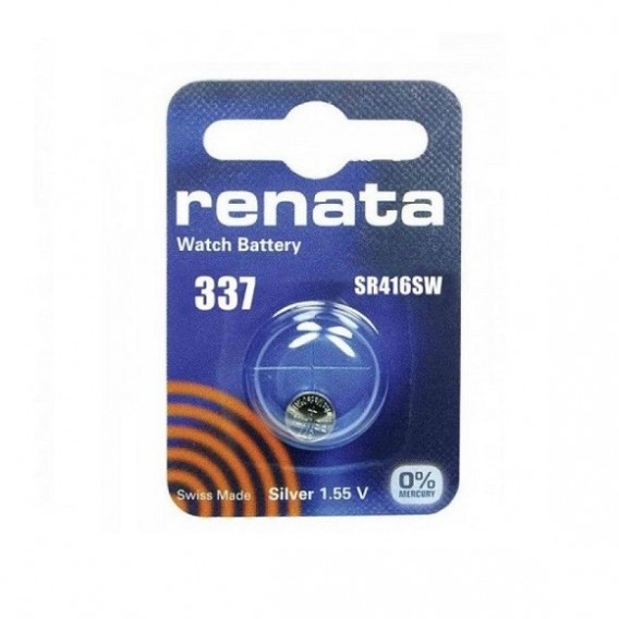 Батарейка Renata 337 (SR416SW) BL 1/10/100