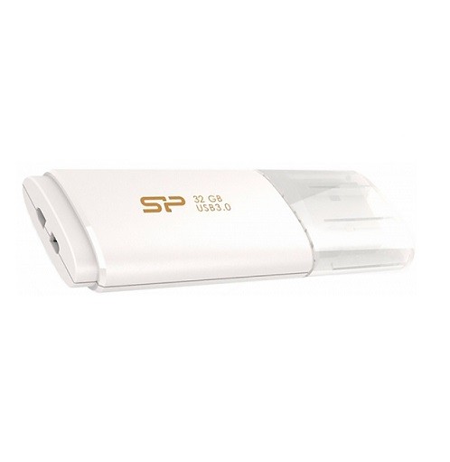 Флэш-диск Silicon Power 32GB USB 3.0 Blaze B06 белый