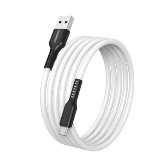 Кабель USB - microUSB SmartBuy S21 1м 2,4A силикон iK-12-S21