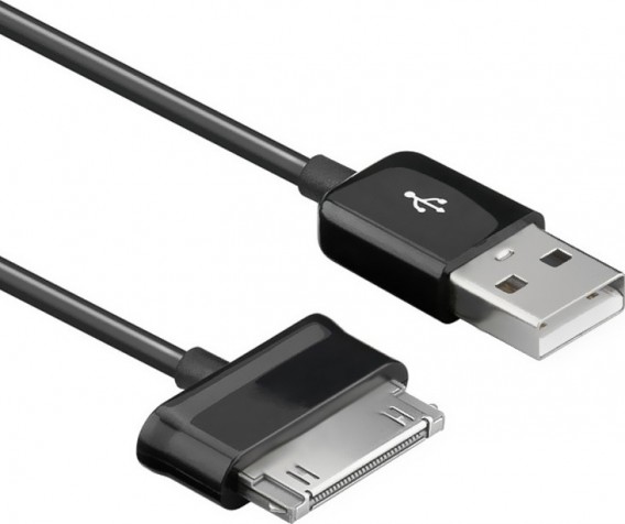 Кабель USB- Samsung Galaxy Tab 1м черный Rexant 18-4210