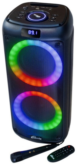 Колонка портативная Ritmix SP-875B, 120Вт, 2*6,5" (B)