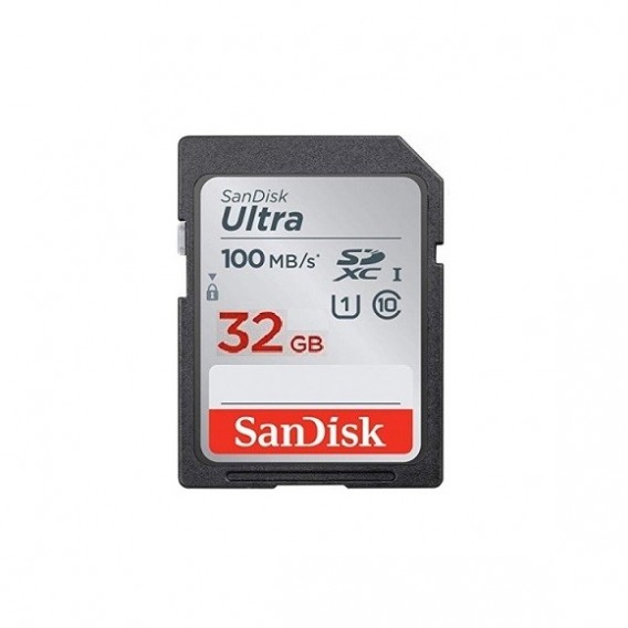 Карта памяти SDHC SanDisk 32Gb Class 10 Ultra UHS-1 100MB/s