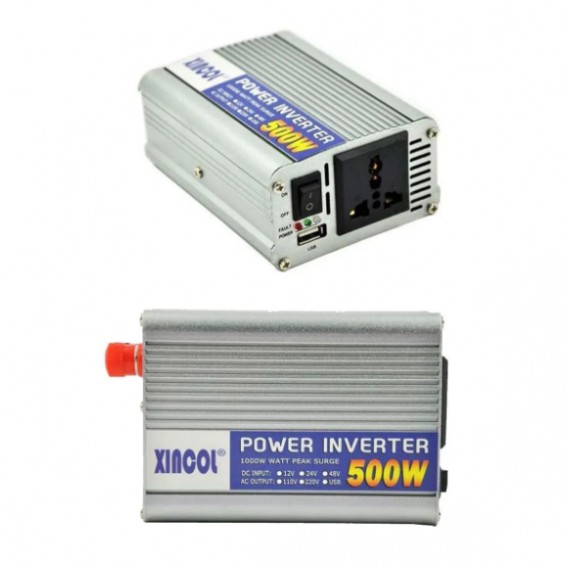 Автомобильный инвертор Xincol 500W (12V->220V)