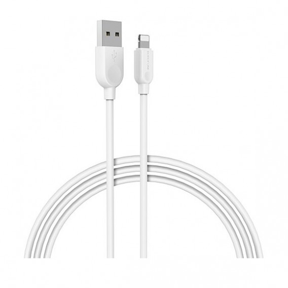 Кабель USB- lightning Borofone BX14 2м 2,4A ПВХ