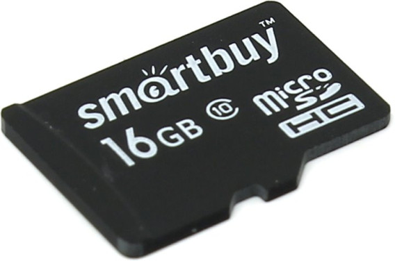 Карта памяти microSDHC SmartBuy 16Gb Class 10 без адаптеров