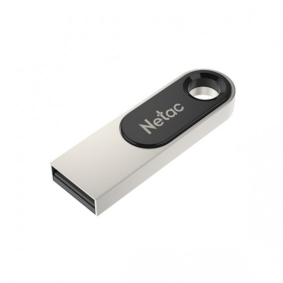 Флэш-диск Netac 64GB USB 2.0 U278 черный/серебро