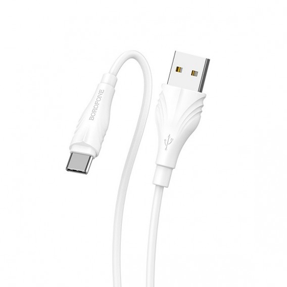 Кабель USB - Type-C 2м Borofone BX18  3А/18W, ПВХ