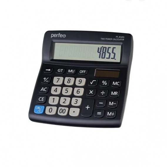 Калькулятор Perfeo PF_B4855 бухгалтерский (12 разряд) черный