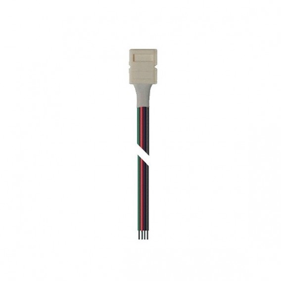 Коннектор PLSC-10х4/20 для ленты 5050 RGB, провод 15см Jazzway