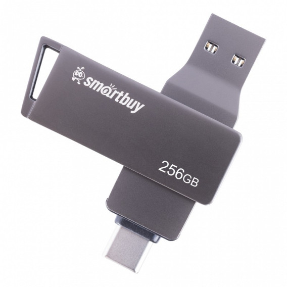 Флэш-диск SmartBuy 256GB USB 3.0/3.1 MC45 Phantom Metal Dual (TypeC-TypeА)