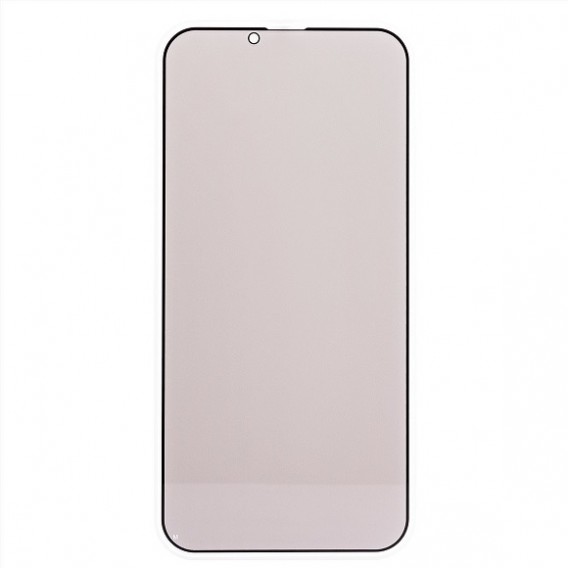 Защитное стекло 2.5D ПРИВАТ для iPhone 13/13 Pro/14 черное (134230)