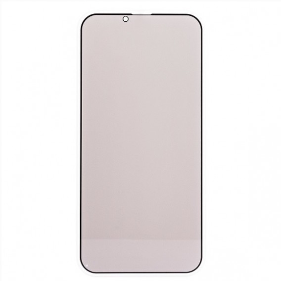 Защитное стекло 2.5D ПРИВАТ для iPhone 13/13 Pro/14 черное (134230/202619)