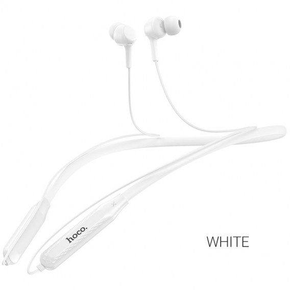 Гарнитура Bluetooth Hoco ES51 Era Sports (вакуумные, обод на шею) белая