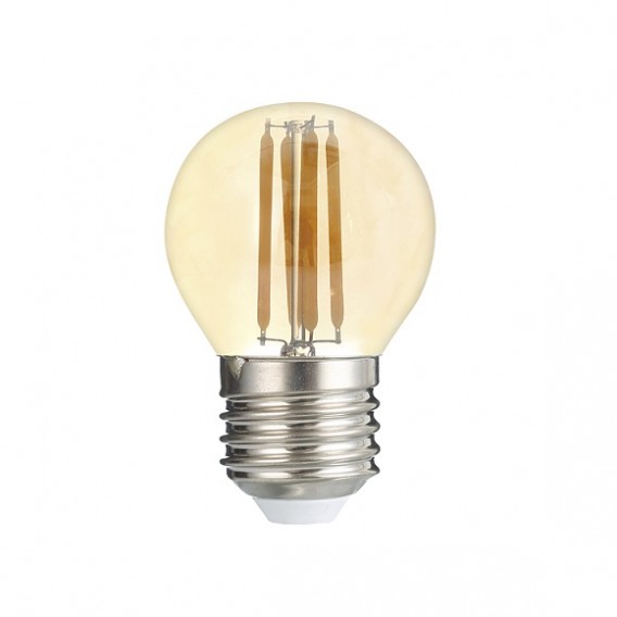 Лампа светодиодная Jazzway PLED OMNI G45 6w E27 4000K Gold золотистая