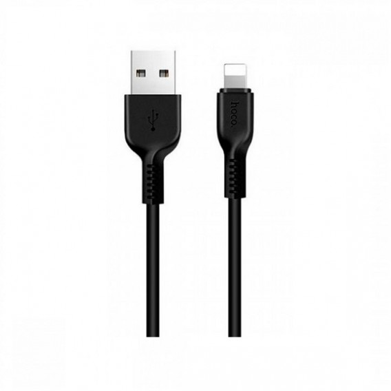 Кабель USB- lightning Hoco X20 1м 2,4А силикон