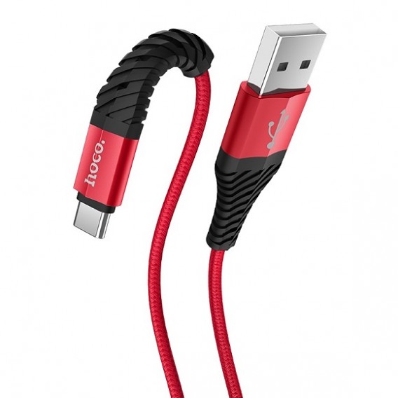 Кабель USB - Type-C 1м Hoco X38  3А/18W, ткань
