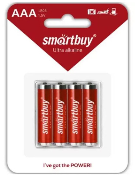 Батарейка SmartBuy LR03 BL 4/48/480