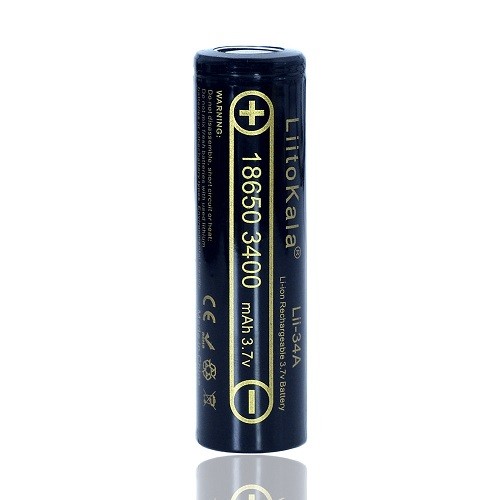 Аккумулятор Li18650 3400mAh 3.7V высокотоковые LiitoKala