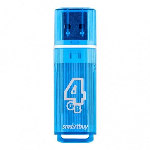 Флэш-диск SmartBuy 4GB USB 2.0 Glossy синий