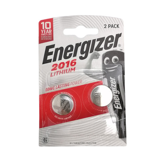 Батарейка Energizer CR 2016 BL 2/20/280