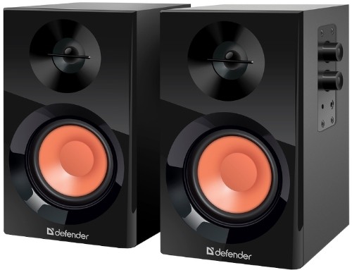 Колонки Defender 2.0 Aurora S12, 12Вт, 230v, дерев. корп., черные 65415