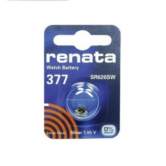 Батарейка Renata 377 (SR626SW) BL 1/10/100