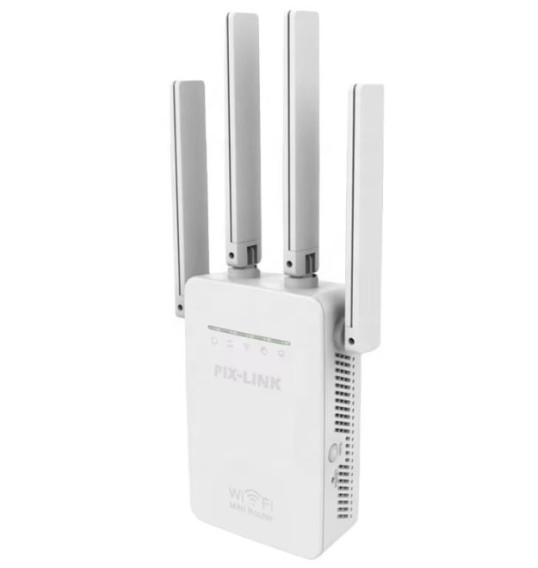 Усилитель Wi-Fi сигнала (Repeater) LV-WR09Q 220V, до 300Мб, 802.11B, белый (A5484)