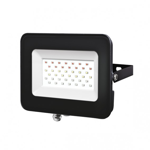 Прожектор светодиодный Jazzway PFL -30W RGB BL IP65 черный