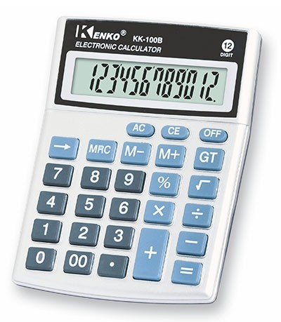 Калькулятор Kenko KK-100В (12 разряд) серебристый
