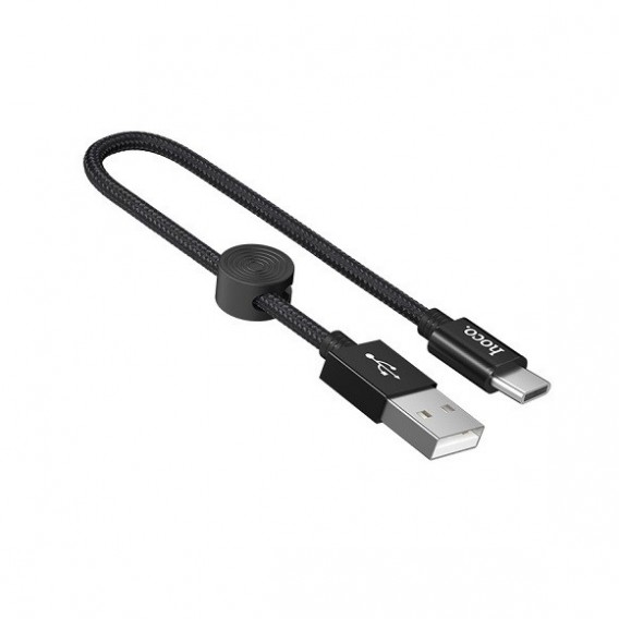 Кабель USB- lightning Hoco X35 25см 2,4А ткань