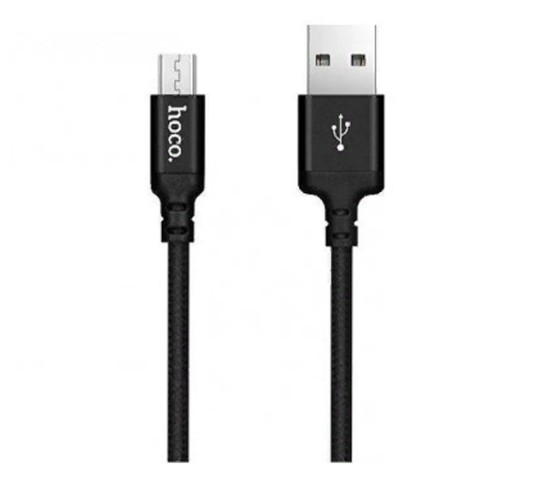 Кабель USB - microUSB Hoco X14 2м 2А ткань